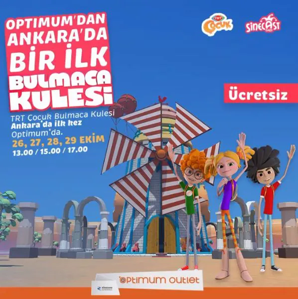 Ankara Optimum Outlet Bulmaca Kulesi Etkinliği!