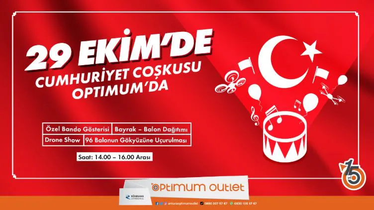 Ankara Optimum 29 Ekim Cumhuriyet coşkusu! Ankara Optimum 29 Ekim Cumhuriyet coşkusu!