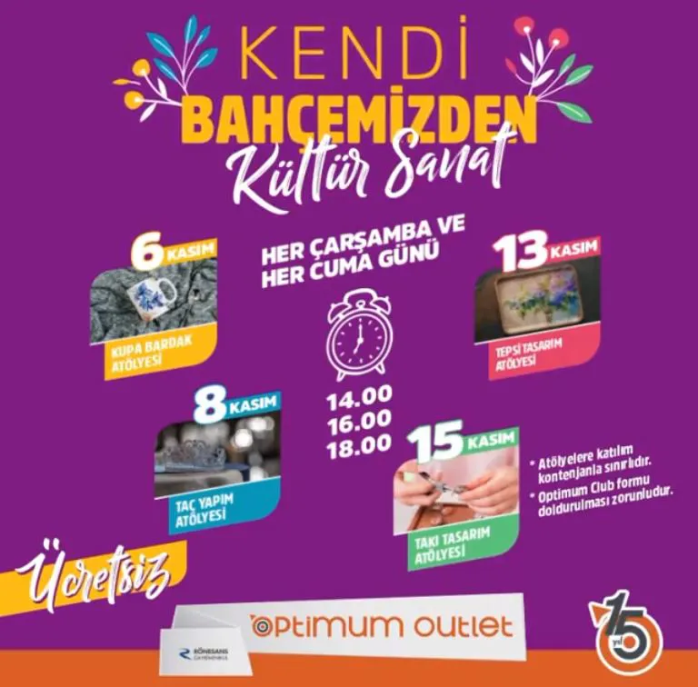 Ankara Optimum Kadınlar Kulübü Etkinlikleri! Ankara Optimum Kadınlar Kulübü Etkinlikleri!