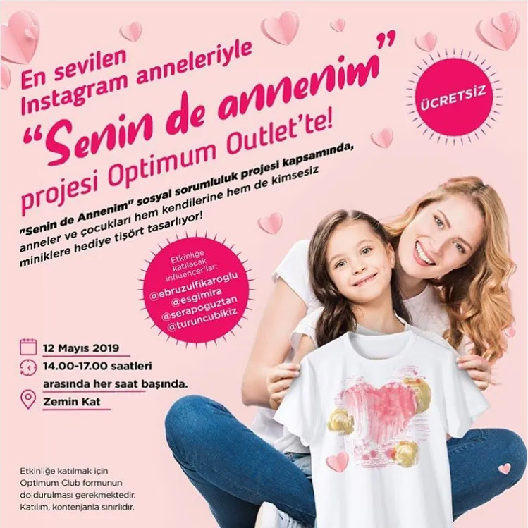 Ankara Optimum Outlet Senin de Annenim Etkinliği!