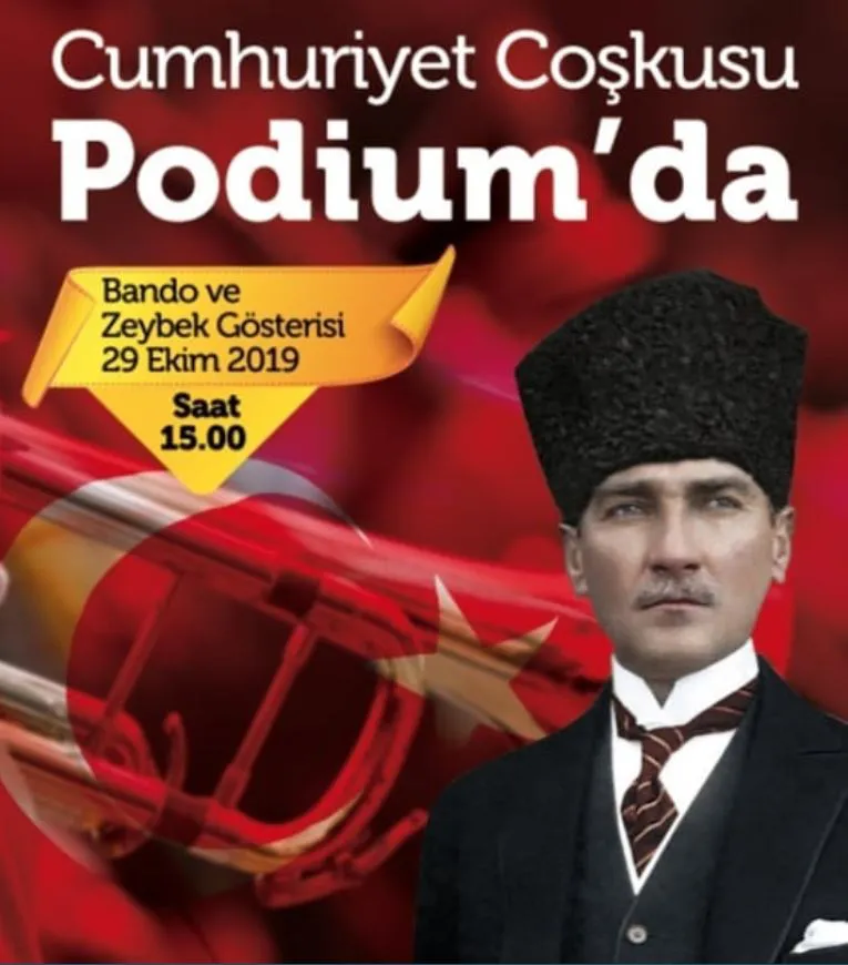 Cumhuriyet coşkusu Ankara Podium'da! 