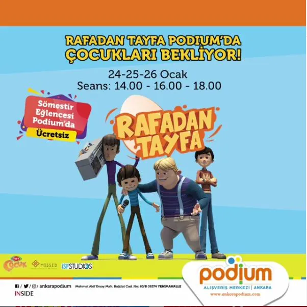 Ankara Podium Rafadan Tayfa Müzikal Etkinliği!