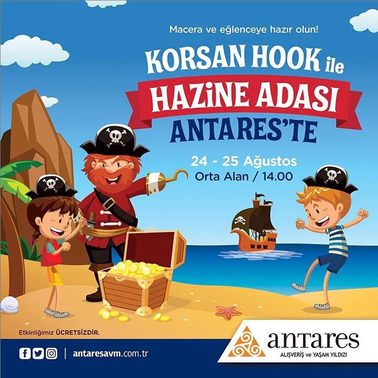 Korsan Hook ile Hazine Adası Antares'te!