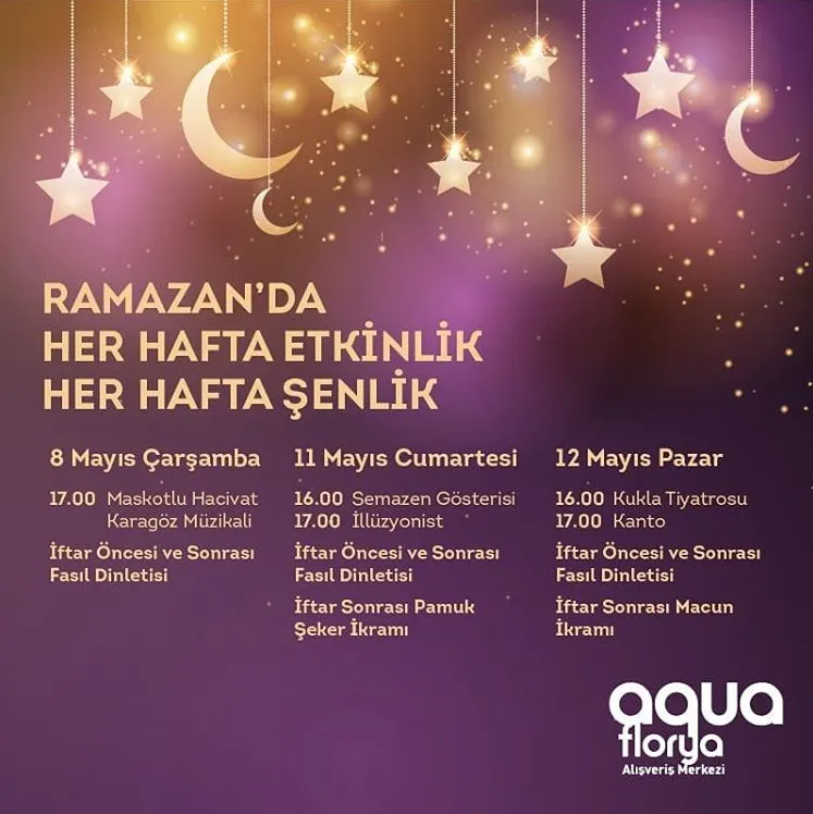Aqua Florya Ramazan Etkinlikleri! Aqua Florya Ramazan Etkinlikleri!