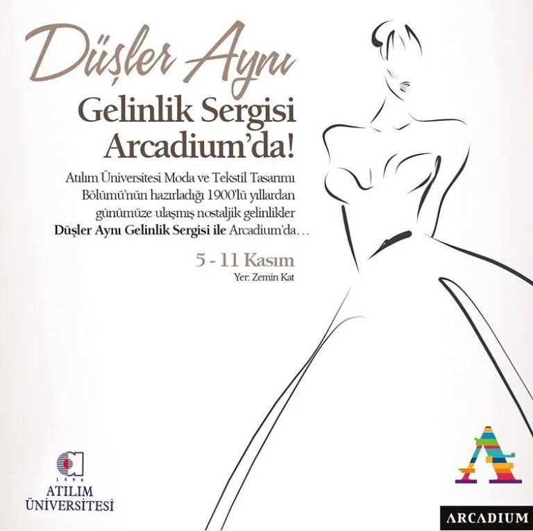 Arcadium Düşler Aynı Gelinlik Sergisi! Arcadium Düşler Aynı Gelinlik Sergisi!