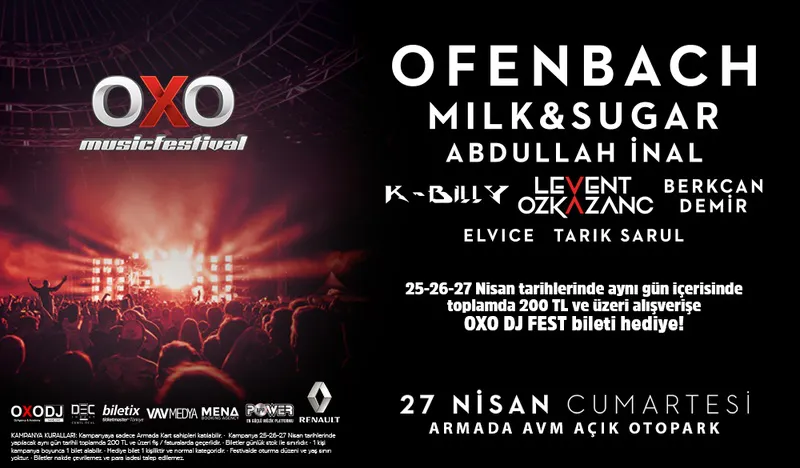 OXO Music Fest Armada'da!