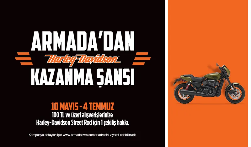 Armada'dan Harley-Davidson Çekiliş Kampanyası!