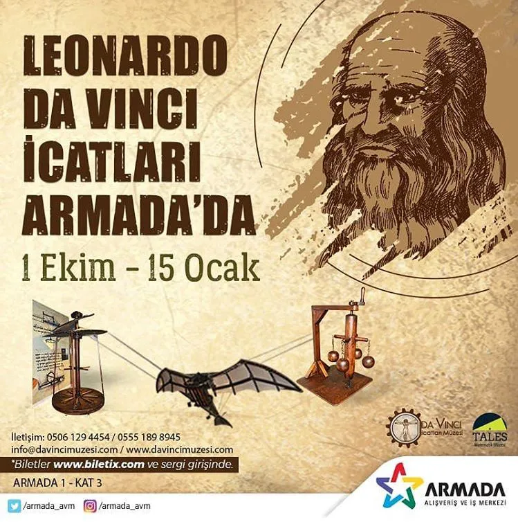 Leonardo Da Vinci İcatları Armada'da!