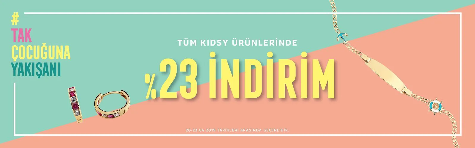 Atasay'da Tüm Kidsy ürünlerinde %23 indirim!