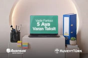 Avansas'ta Vade Farksız Taksit İmkanı!