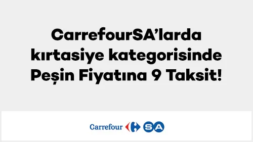 Axess ile CarrefourSA'da Kırtasiye İndirimi!