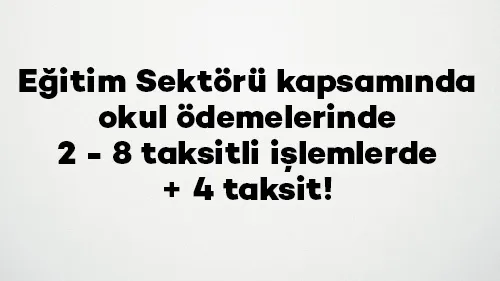 Axess Eğitim Kampanyası: +4 Taksit Fırsatı