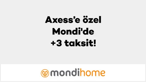 Axess ile Mondi’de +3  taksit!