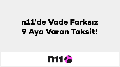 Axess ile n11'de Vade Farksız 9 Taksit!