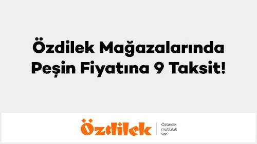 Axess ile Özdilek'te Kırtasiye Alışverişinde 9 Taksit!