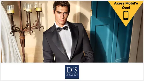 Axess Mobil'e özel D’S damat'ta 500 TL indirim! Axess Mobil'e özel D’S damat'ta 500 TL indirim!