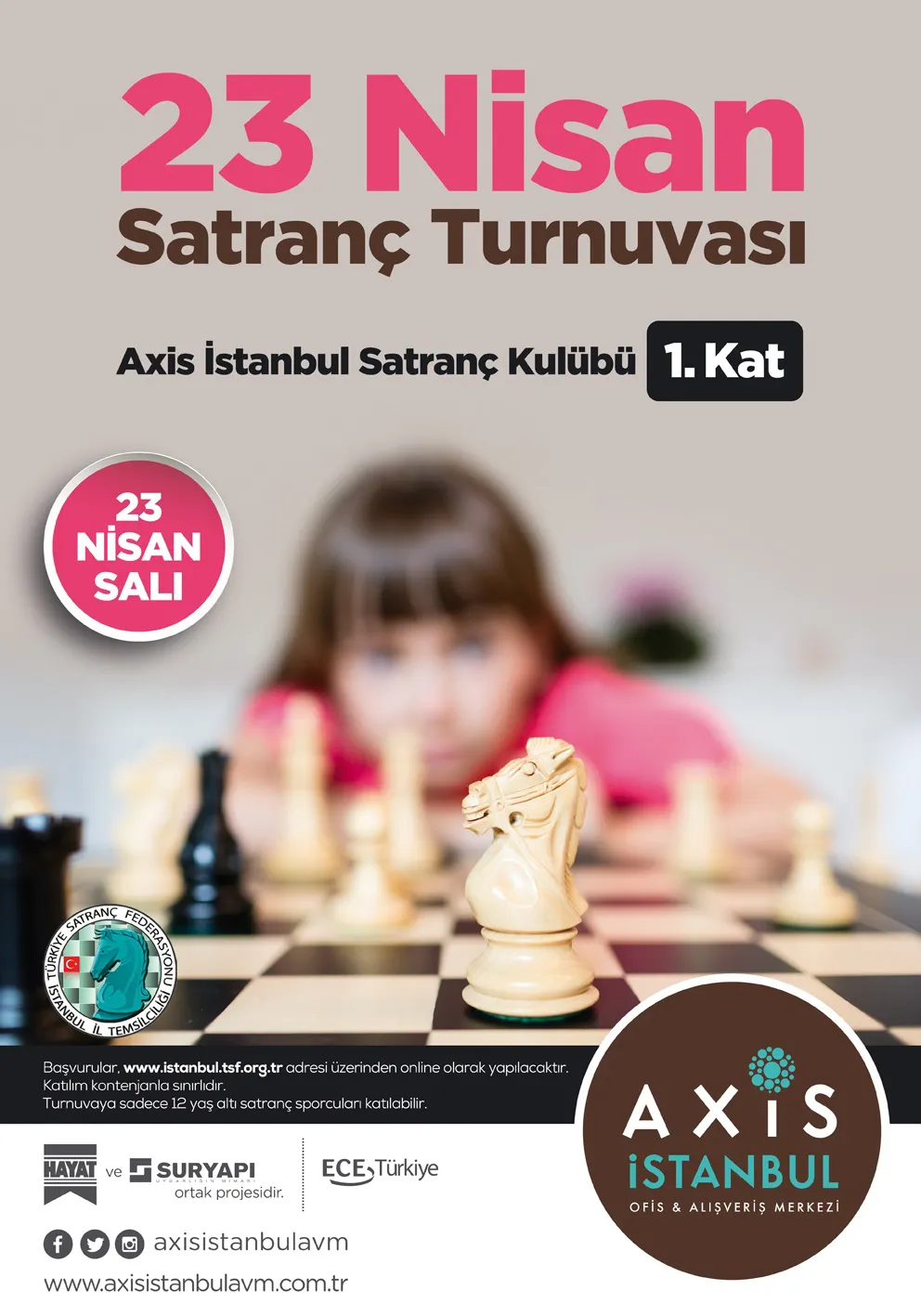 23 Nisan Satranç Turnuvası Axis istanbul’da! 23 Nisan Satranç Turnuvası Axis istanbul’da!