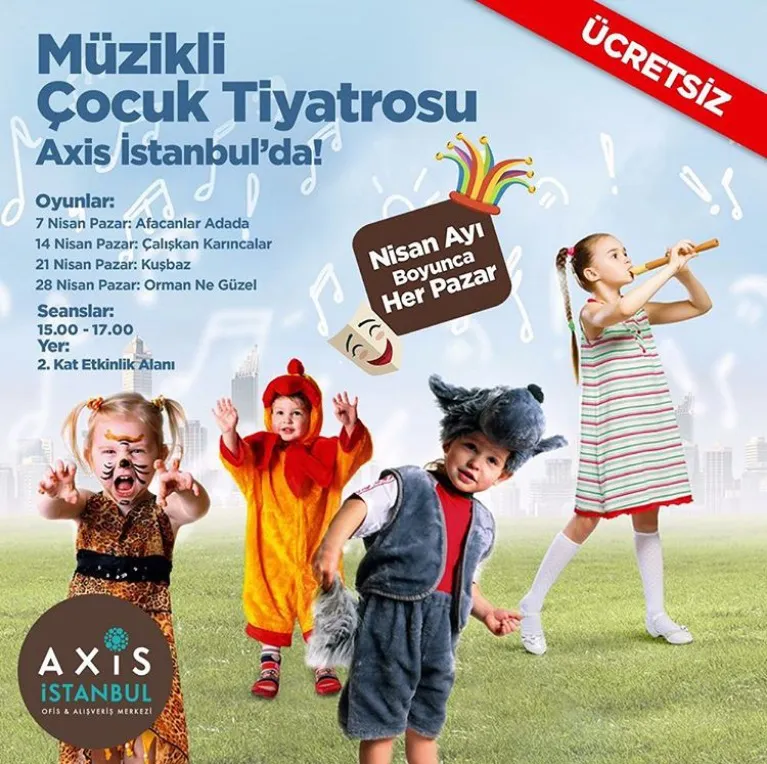 Nisan ayı boyunca Axis İstanbul Rengarenk! Nisan ayı boyunca Axis İstanbul Rengarenk!