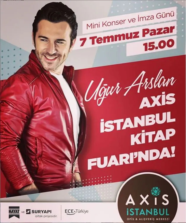 Axis İstanbul Kitap Fuarında Uğur Arslan!