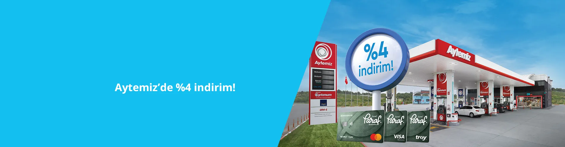 Paraf Esnaf Kartla Aytemiz'den Petrol ve LPG'ye Özel %4 İndirim Fırsatı!