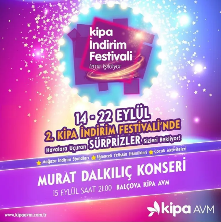 Balçova Kipa İndirim Festivali! Balçova Kipa İndirim Festivali!