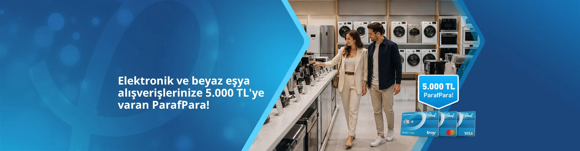 ParafBank ile Beyaz Eşya ve Elektronik Alışverişlerinde İndirim