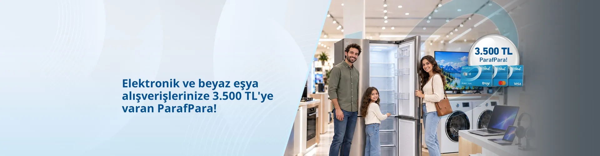 ParafBank ile Beyaz Eşya ve Elektronik İndirimi