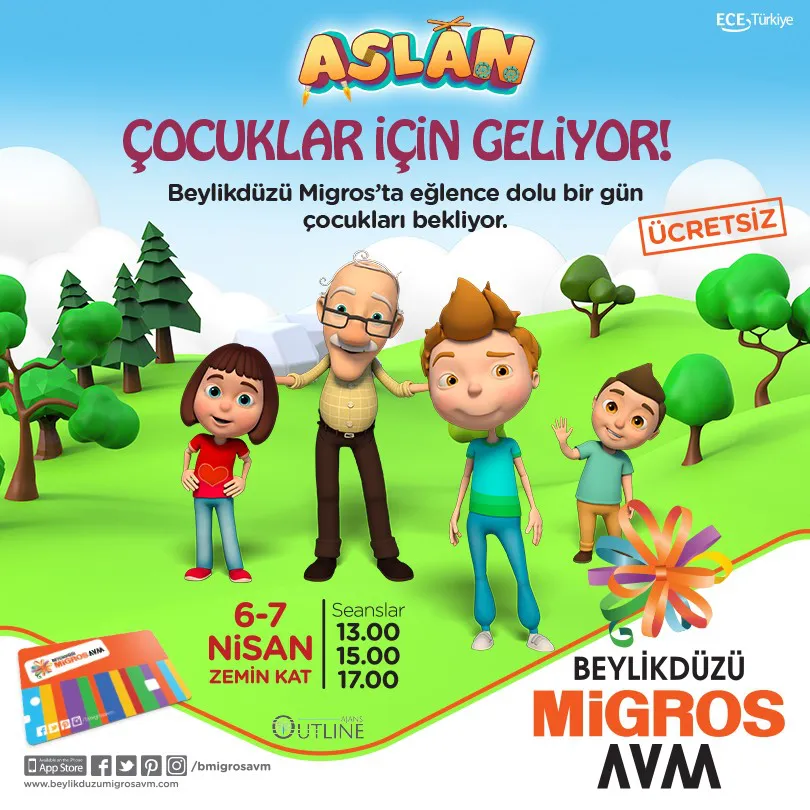 Aslan Beylikdüzü Migros AVM'ye Çocuklar İçin Geliyor! Aslan Beylikdüzü Migros AVM'ye Çocuklar İçin Geliyor!