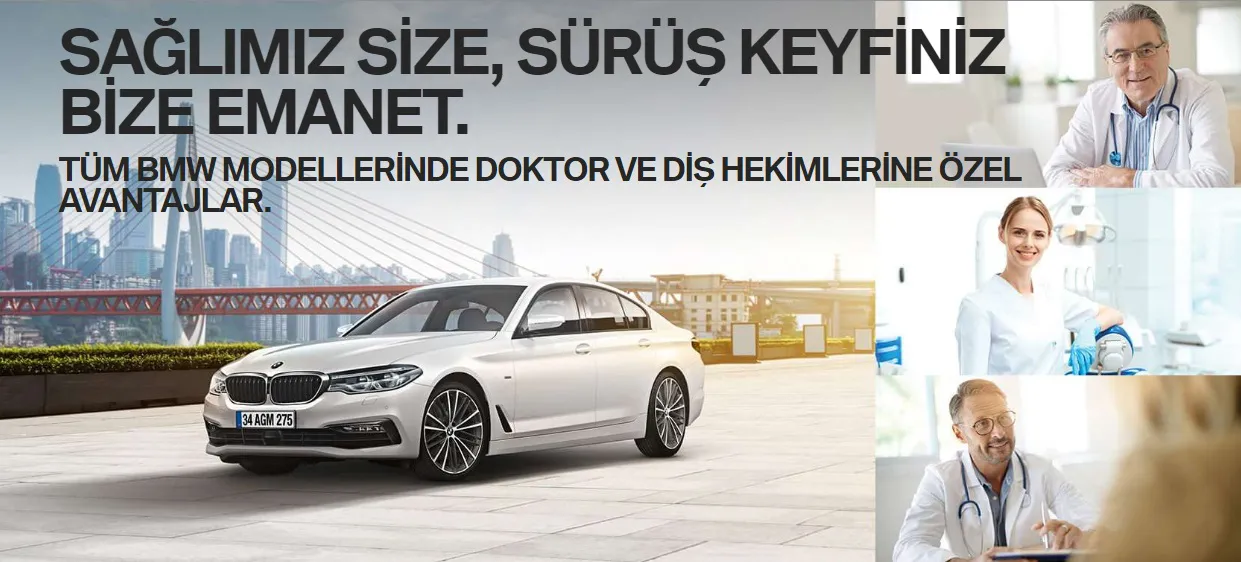 BMW'de Doktor ve Diş Hekimlerine Özel Avantajlar! BMW'de Doktor ve Diş Hekimlerine Özel Avantajlar!