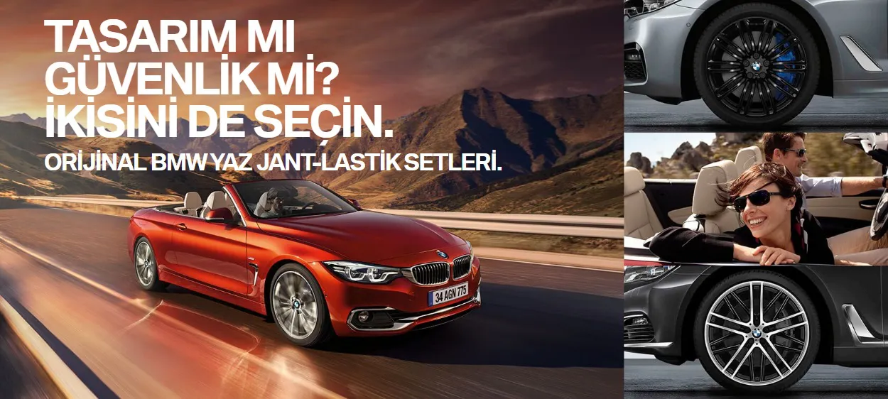 Orjinal BMW Yaz Jant-Lastik Setleri!