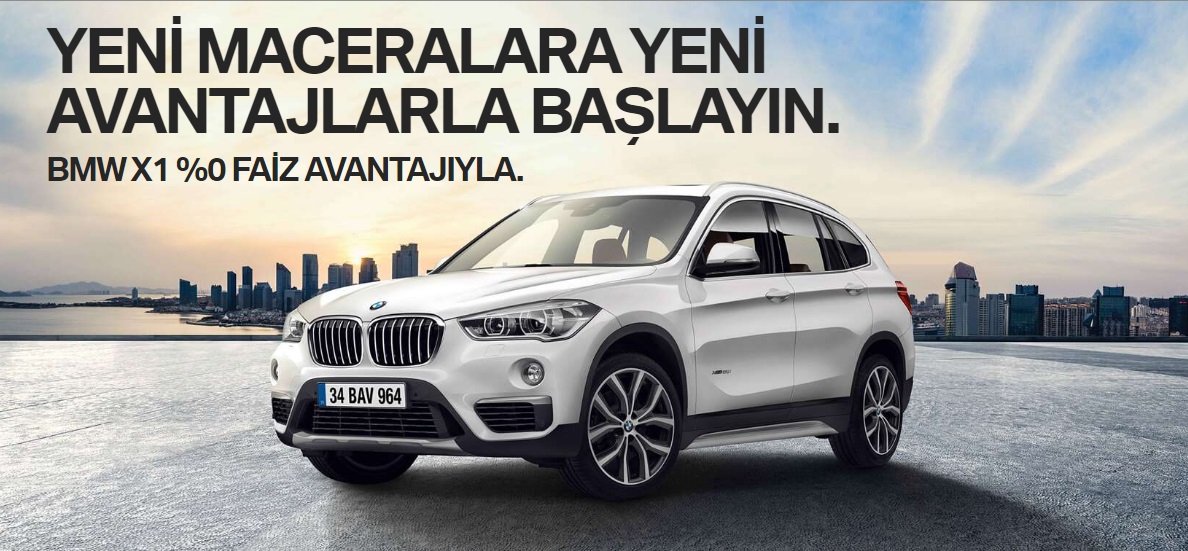 BMW X1 %0 Faiz Avantajıyla!