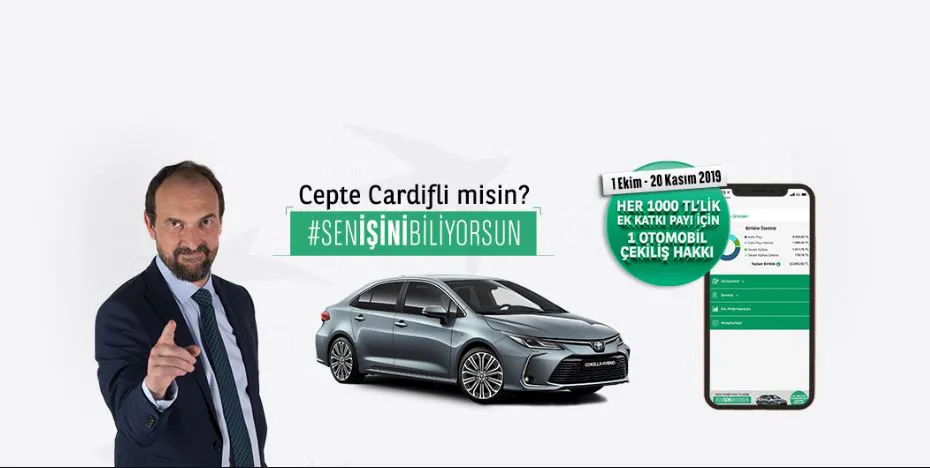 BNP Paribas Cardif Bireysel Emeklilik Toyota Corolla Çekiliş Kampanyası! BNP Paribas Cardif Bireysel Emeklilik Toyota Corolla Çekiliş Kampanyası!