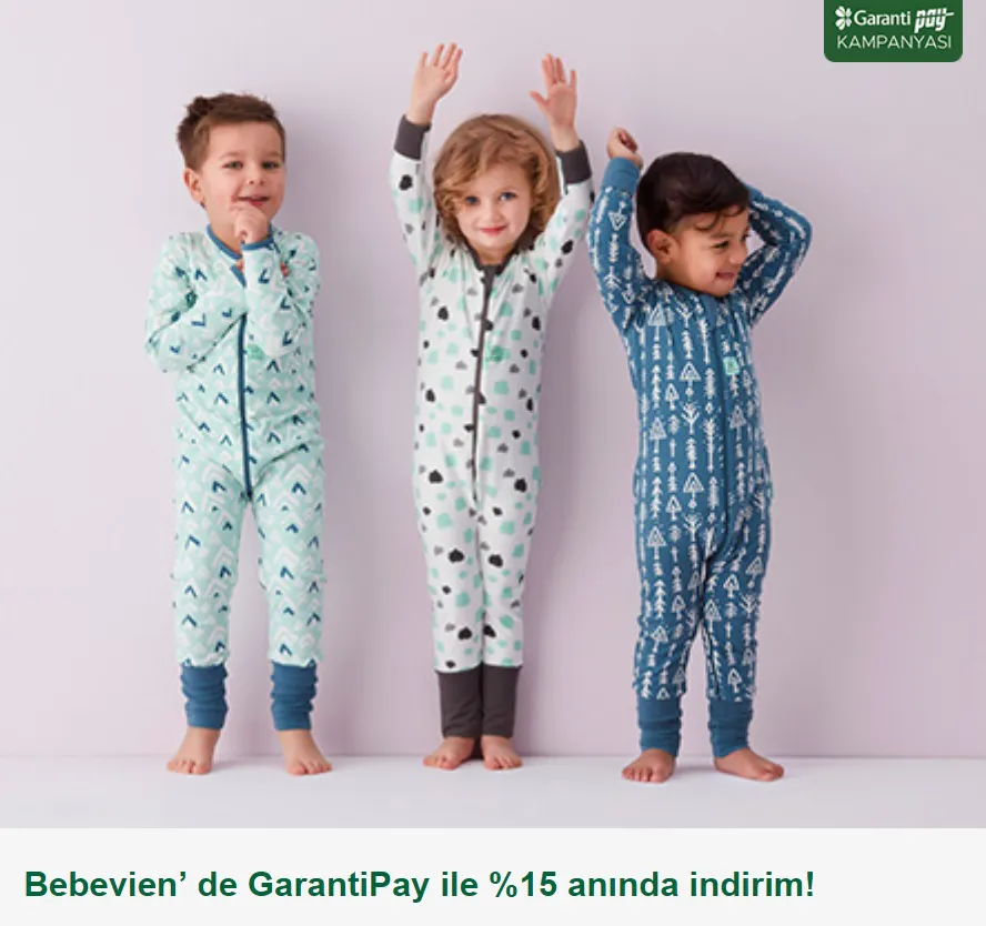Bebevien’ de GarantiPay ile %15 anında indirim! Bebevien’ de GarantiPay ile %15 anında indirim!