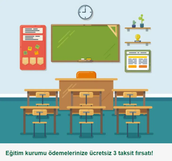 Bonus ile Eğitim kurumu ödemelerinize ücretsiz 3 taksit fırsatı!