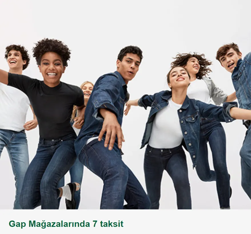 Bonus ile Gap Mağazalarında 7 taksit fırsatı! Bonus ile Gap Mağazalarında 7 taksit fırsatı!