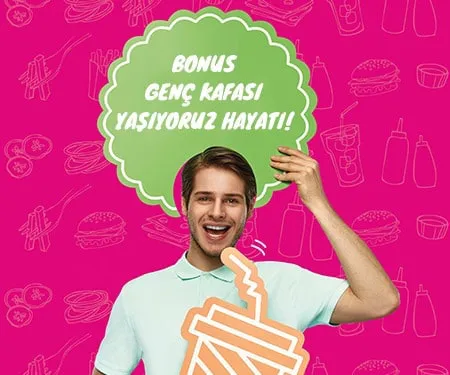 Bonus Genç Kafası’na her ay 35 TL bonus! Bonus Genç Kafası’na her ay 35 TL bonus!