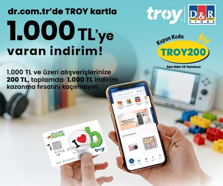 D&R'de Bonus İndirimi: 1000 TL Alışverişe 200 TL!