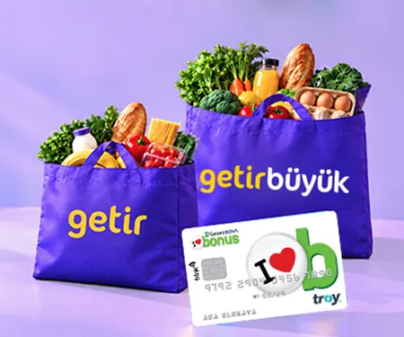 Bonus ile Getir'de İndirim: Garanti BBVA TROY Size Özel