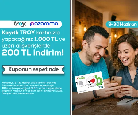 Garanti BBVA TROY ile Pazarama'da İndirim!