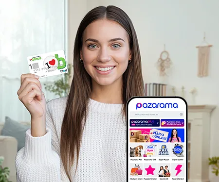 Bonus ile TROY logolu Garanti BBVA kartınızla Pazarama'da 200 TL indirim!