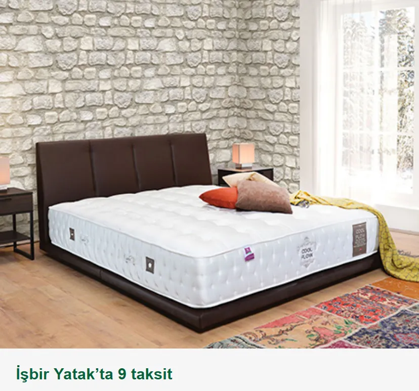 Bonus ile İşbir Yatak’ta 9 taksit fırsatı! Bonus ile İşbir Yatak’ta 9 taksit fırsatı!