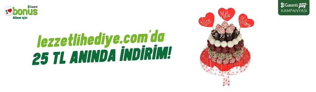 lezzetlihediye.com’da 25 TL anında indirim!