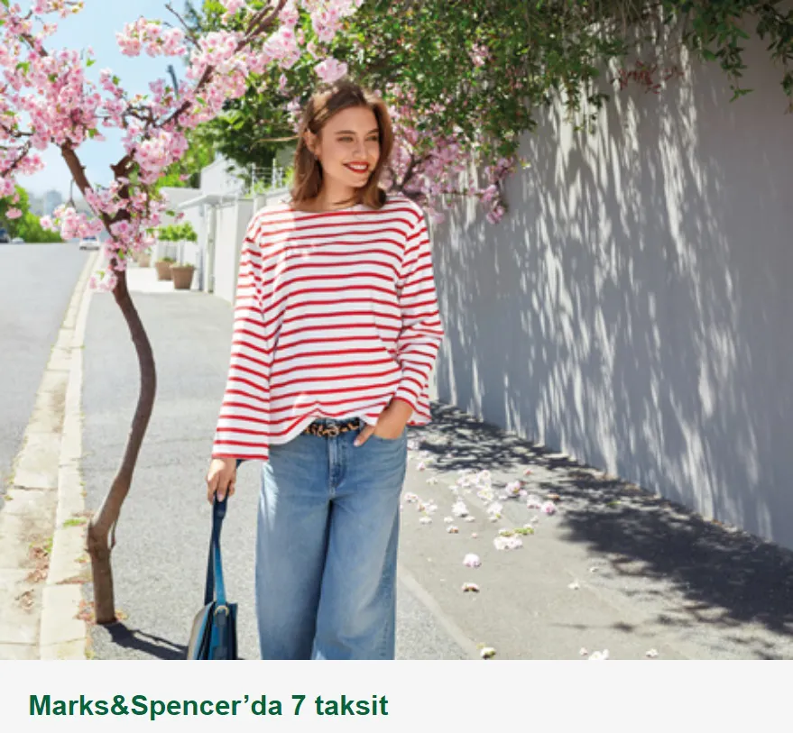 Marks&Spencer’da Bonus ile 7 taksit fırsatı! Marks&Spencer’da Bonus ile 7 taksit fırsatı!