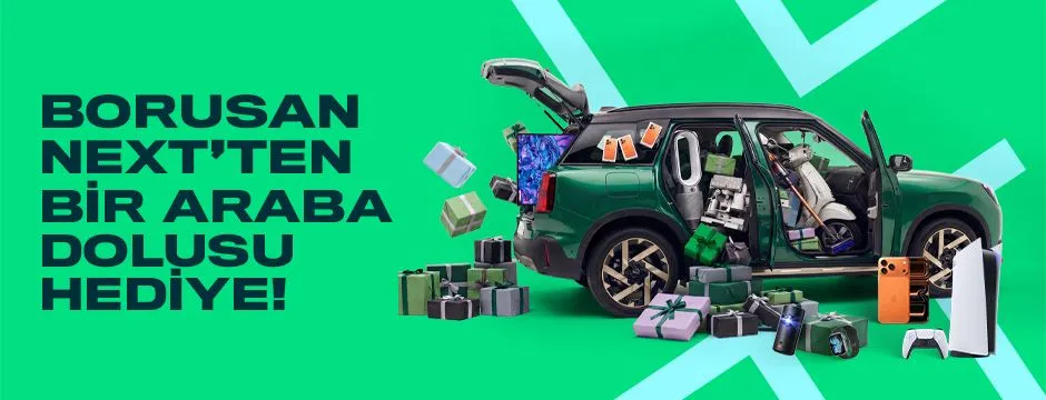 Borusan Next'ten Araba Dolusu Hediye Çekilişi