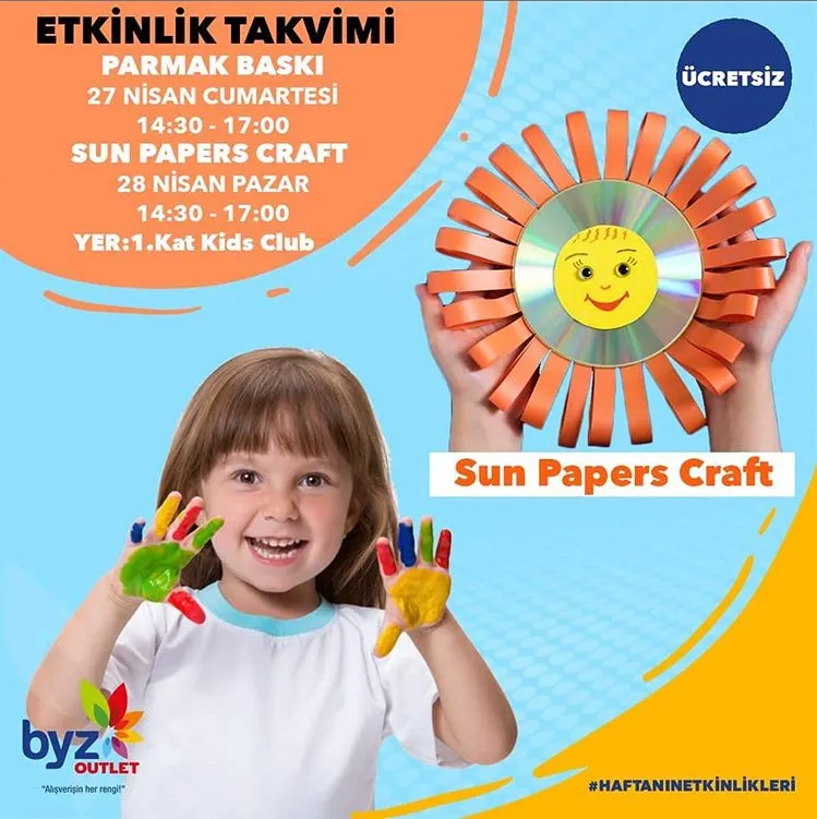 BYZ Outlet 27 - 28 Nisan Etkinlik Takvimi! BYZ Outlet 27 - 28 Nisan Etkinlik Takvimi!