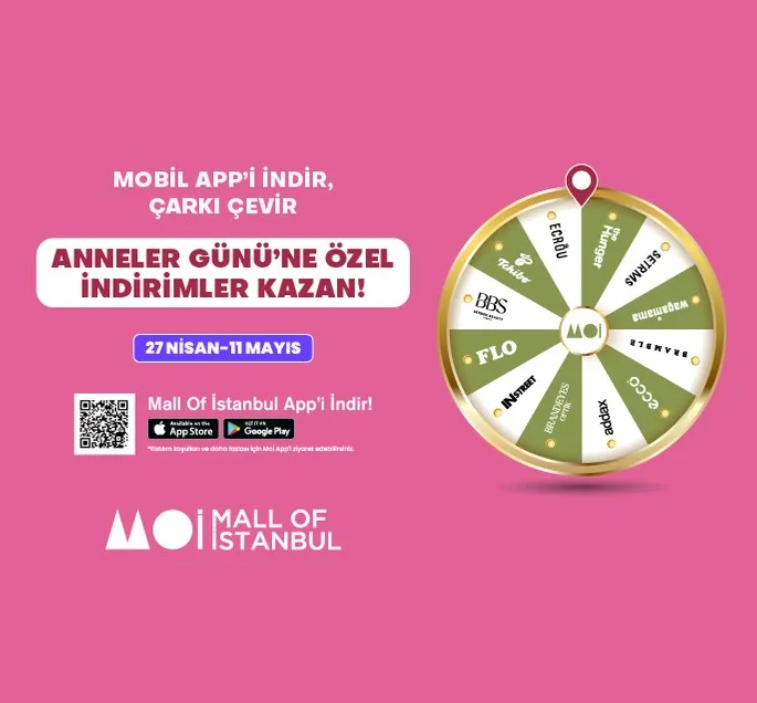 Mall of İstanbul Anneler Günü Çark İndirim Kampanyası!