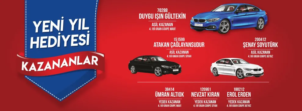 Capacity’de 3 adet BMW 4.18i Gran Coupe Çekiliş Sonucu Açıklandı