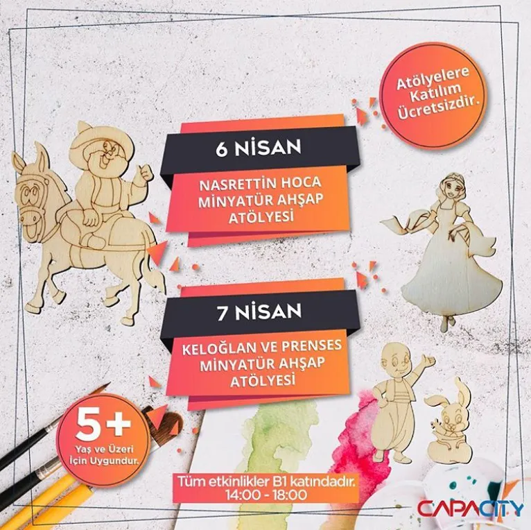 Capacity AVM Hafta Sonu Çocuk Etkinlikleri!