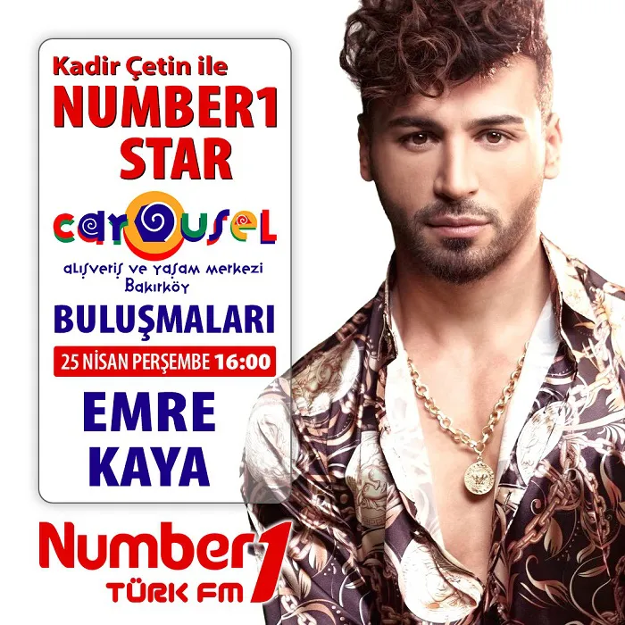Number 1 Star Buluşmalarında Emre Kaya Carousel'de! Number 1 Star Buluşmalarında Emre Kaya Carousel'de!