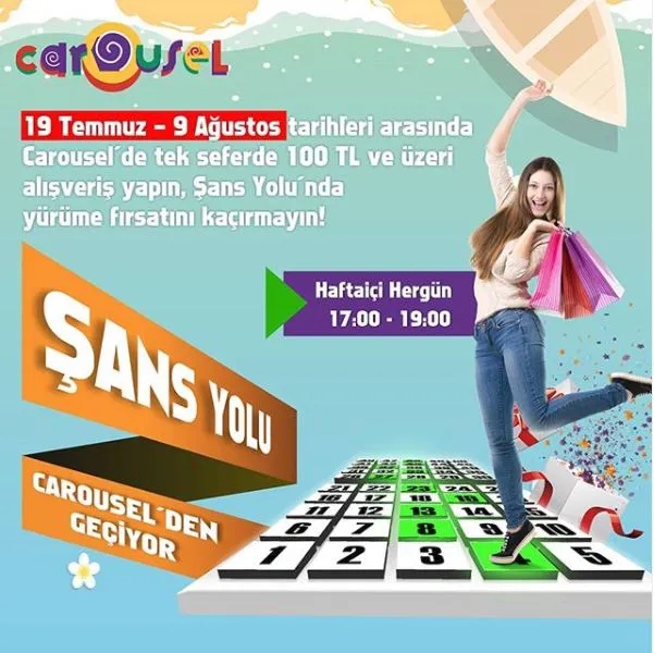 Şans Yolu Carousel'den Geçiyor! Şans Yolu Carousel'den Geçiyor!